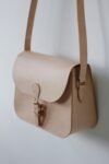 Vegetable Tanned Leather Saddle Bag - Large