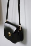 SPECIAL SALE - Black Bridle Leather Saddle Bag